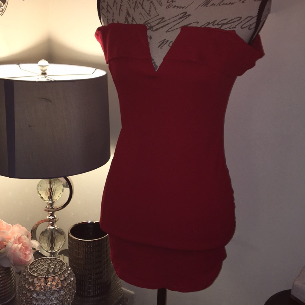 Lady in red